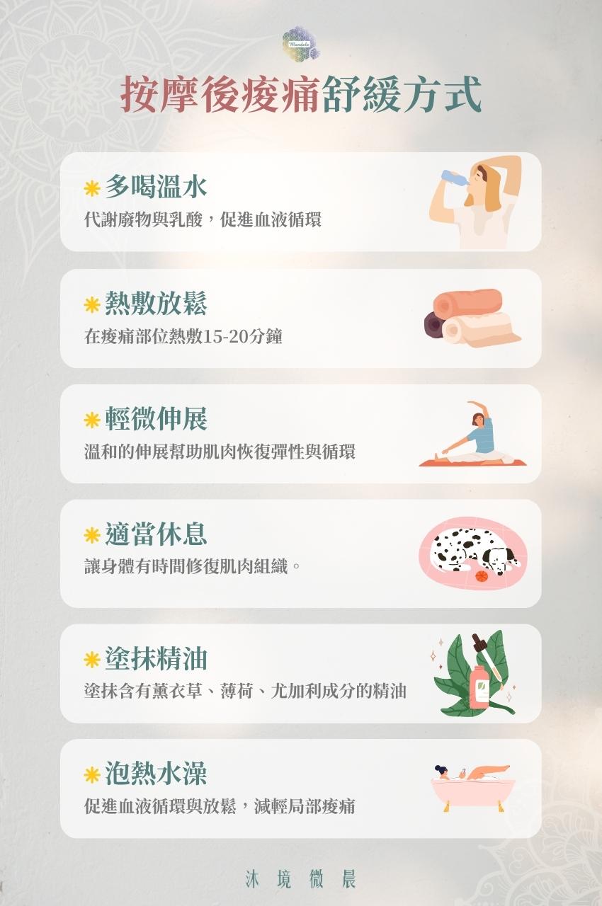按摩完痠痛為什麼？按摩後痠痛5大原因